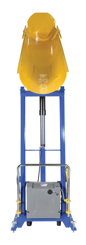 Hydraulic Drum Dumper - 1.5K 72 in - Portable - Steel Construction - Plastic, Steel or Fiber Drums - 4