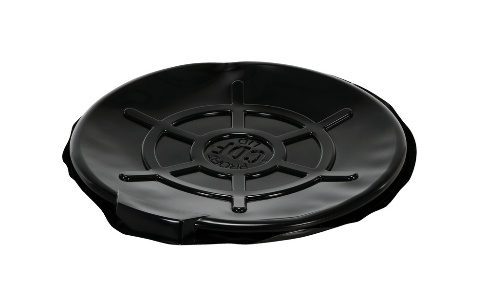 Plastic Drum Cover - Open Head - for 55-Gallon Steel Drums - Ultraviolet Screen - Black - 2