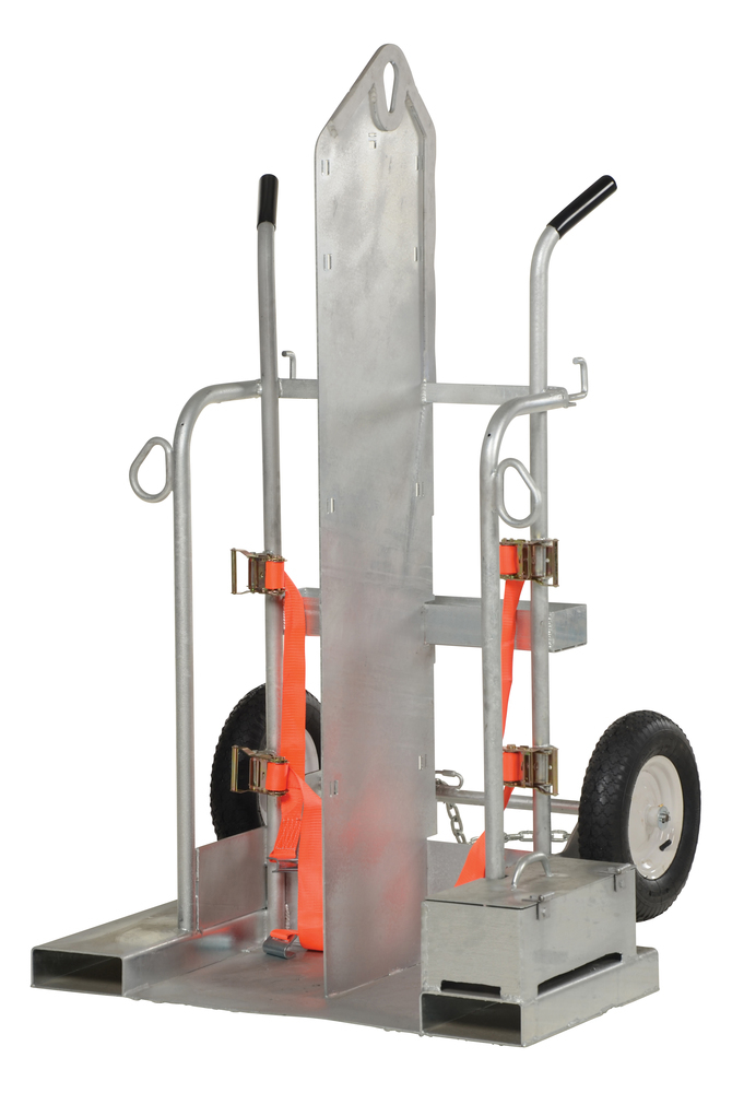 Welding Torch Cart - 500 lbs - Galvanized Steel Construction - Overhead Lift Eye - 2