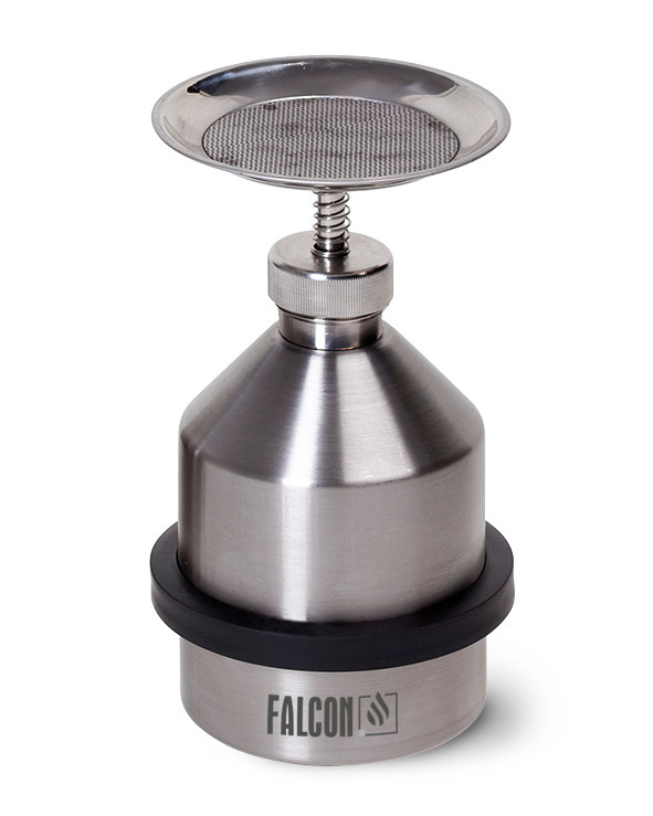 Plunger Can - 1-Liter - Stainless Steel - FALCON - Integrated Flame Arrestor - Spring Operated Pump - 1