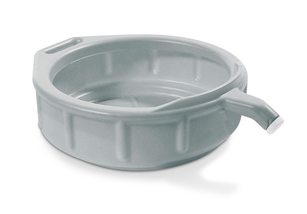 Drain Pan - 20 Quart Capacity - Molded Handles for Easy Carrying & Pouring - 1