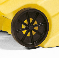Polyolefin Wheel Replacement-Kit - Solid 10 in Wheels - 5313-BK - 1