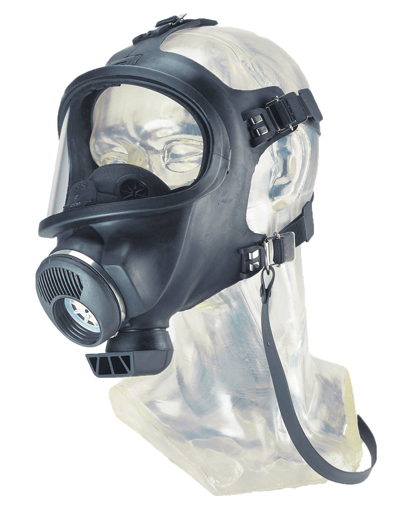 Maska pełna MSA 3S, rozmiar uniwersalny, z gumy / poliwęglanu, bez filtra, klasa EN 136 3 - 1