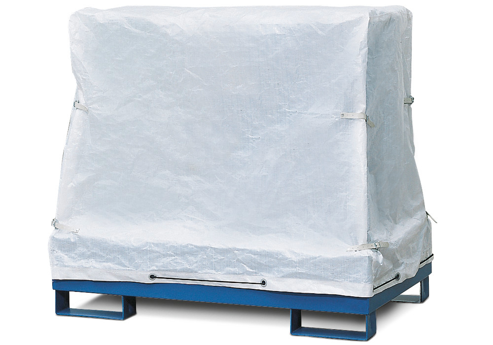 External cover for sump pallet PSW 2.4, high-quality fabric, WxDxH 1260x1260x1100 mm - 2