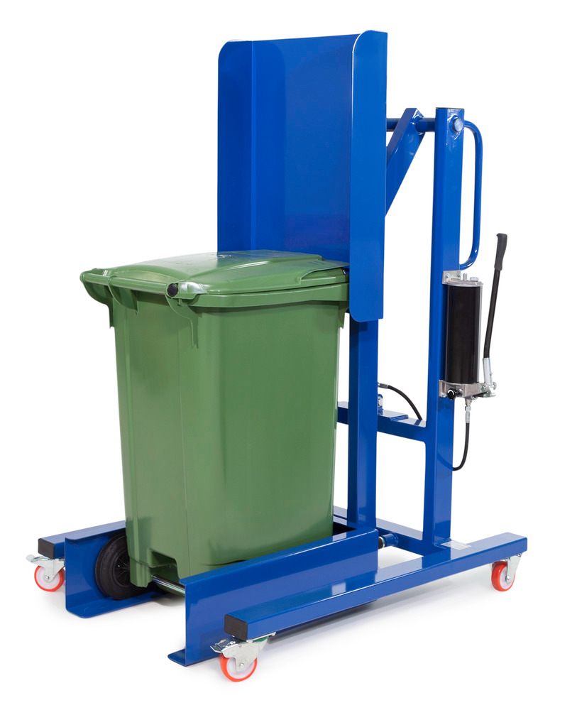 Wheelie bin tipper for 80 to 240 litre capacity wheelie bins - 4