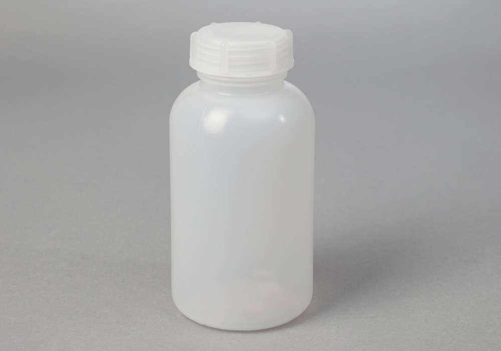 Szélesnyakú palackok LDPE-ből, kerek, natúr-áttetsző, 750 ml, 12 db - 2