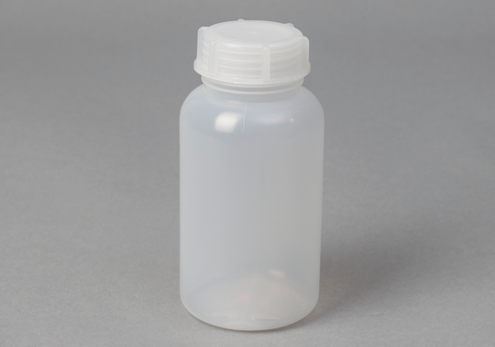 Wide necked bottles in LDPE, round, natural-transparent, 500 ml, 16 pieces - 2