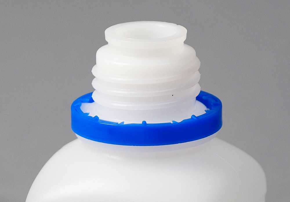 Kapeakaulainen pullo HDPE, kulmikas,luonnonväri-läpinäkyvä,250 ml,30 kpl - 6