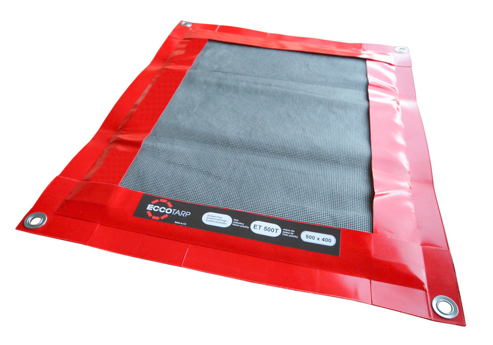 Flexibelt uppsamlingskärl med filtermatta och utbytbar absorbent, volym 1 liter, 580 x 480 mm - 1