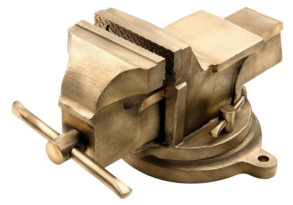 Engineers vice, span 170 mm, jaw width 170 mm, special bronze, spark-free, for Ex zones - 1