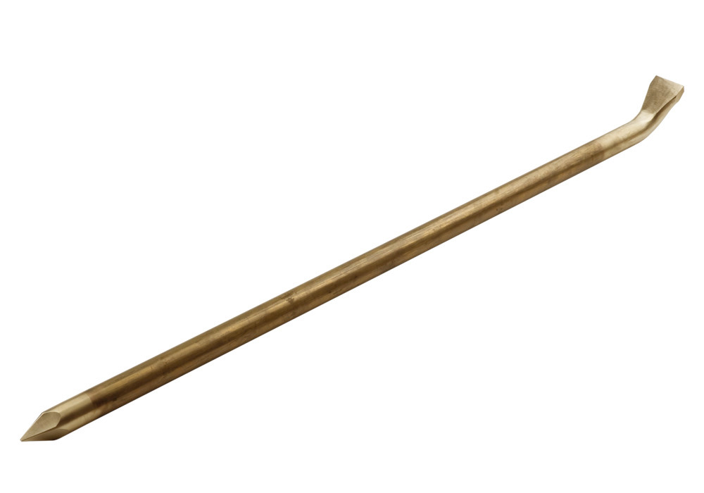 Palanca con punta y filo, 1800 mm, bronce especial, sin chispas, para zonas ATEX - 1