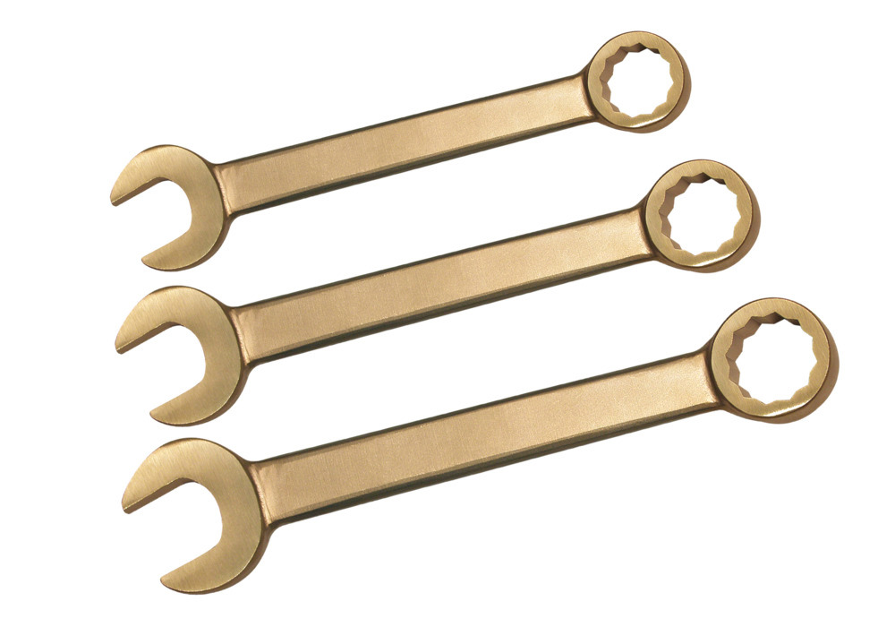 Set di chiavi comb., 12 pezzi, apertura chiave 10-32 mm, bronzo speciale, antiscintilla, per zone Ex - 1