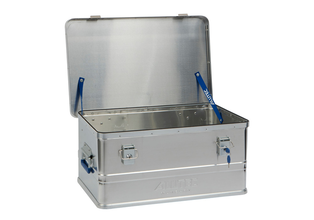 Aluminiumbox Classic, ohne Stapelecken, 48 Liter Volumen - 2