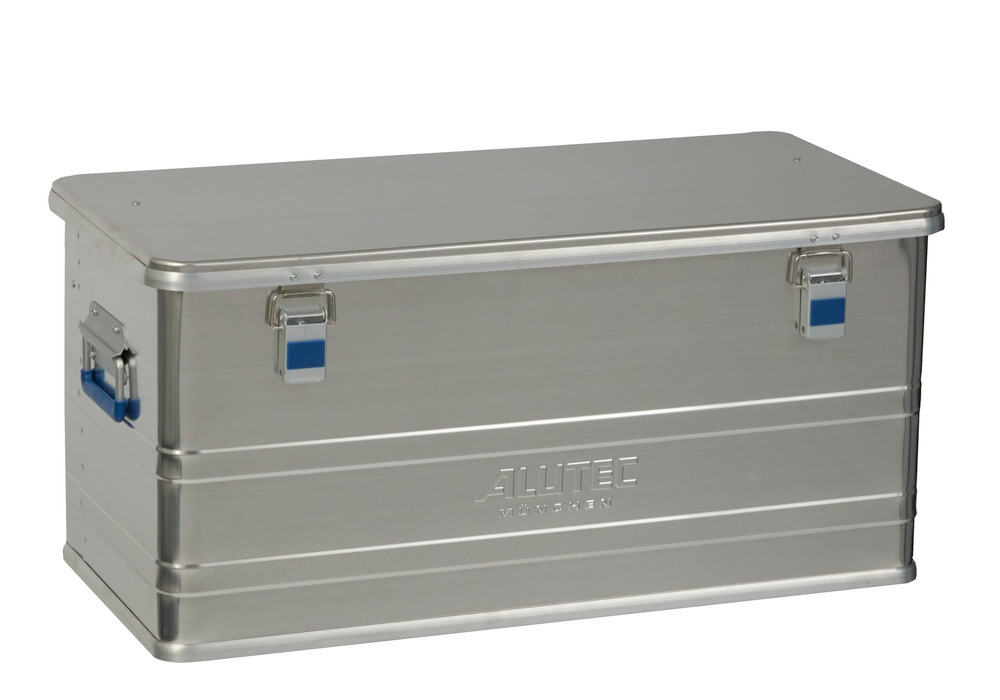 Box alluminio Comfort, senza angolari per impilaggio, volume 92 litri - 1