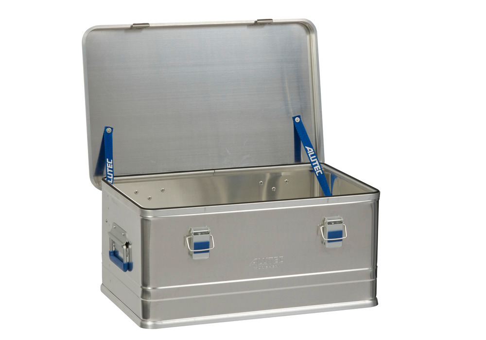 Box alluminio Comfort, senza angolari per impilaggio, volume 48 litri - 1