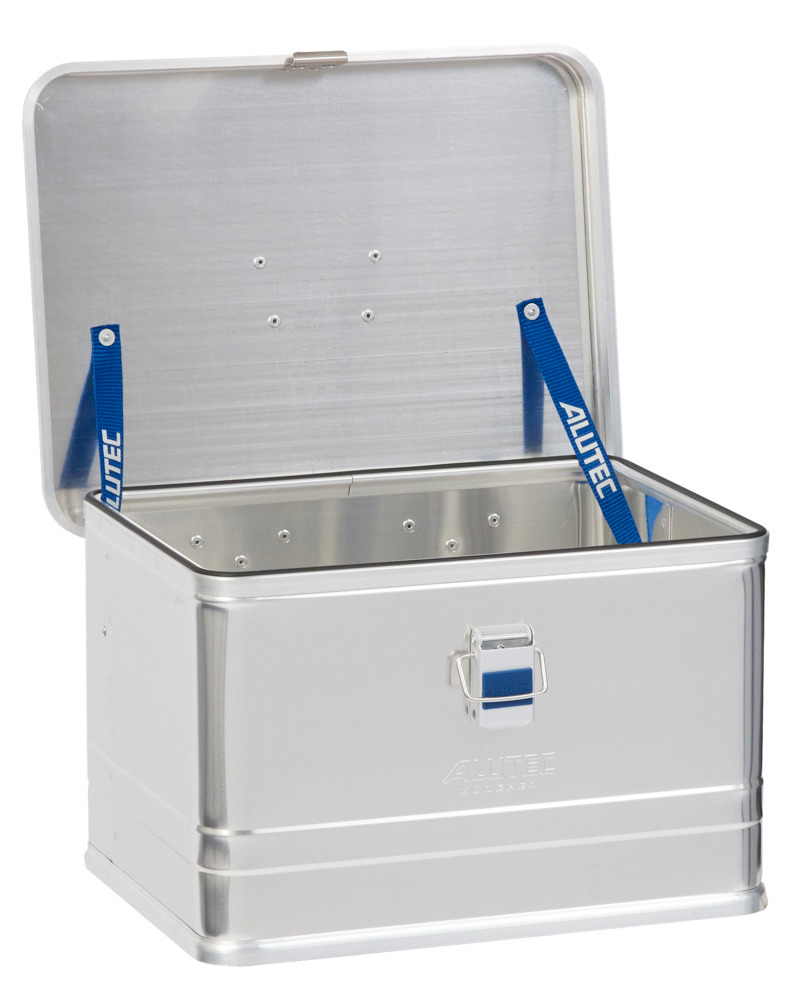 Caja de aluminio Comfort, sin esquinas para apilado, volumen de 30 litros - 2