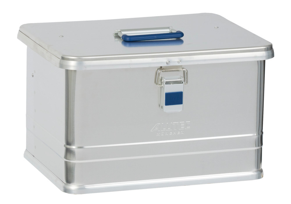 Caja de aluminio Comfort, sin esquinas para apilado, volumen de 30 litros - 1