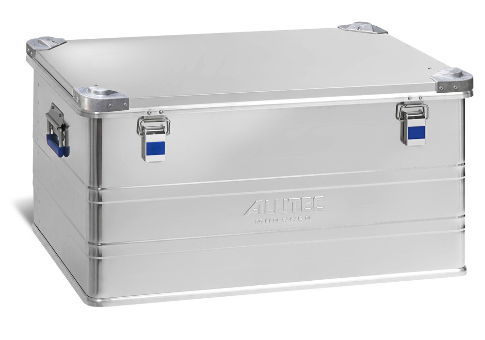 Caja de aluminio Industry, con esquinas para apilado, volumen de 157 litros