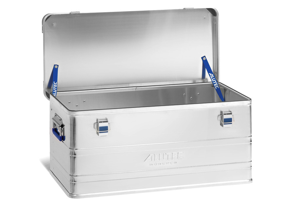 Caja de aluminio Industry, con esquinas para apilado, volumen de 92 litros - 2