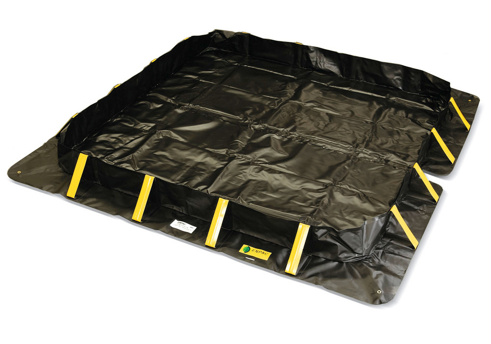 IBC Containment Berm - 4 ft x 5 ft x 2 ft - Easy Set Up - Chemically Resistant PVC - 48-452-YE-SS - 2
