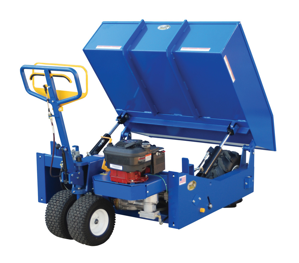 All-Terrain Hopper Truck - 3000 lbs Load Capacity - Steel Construction - Blue - 2