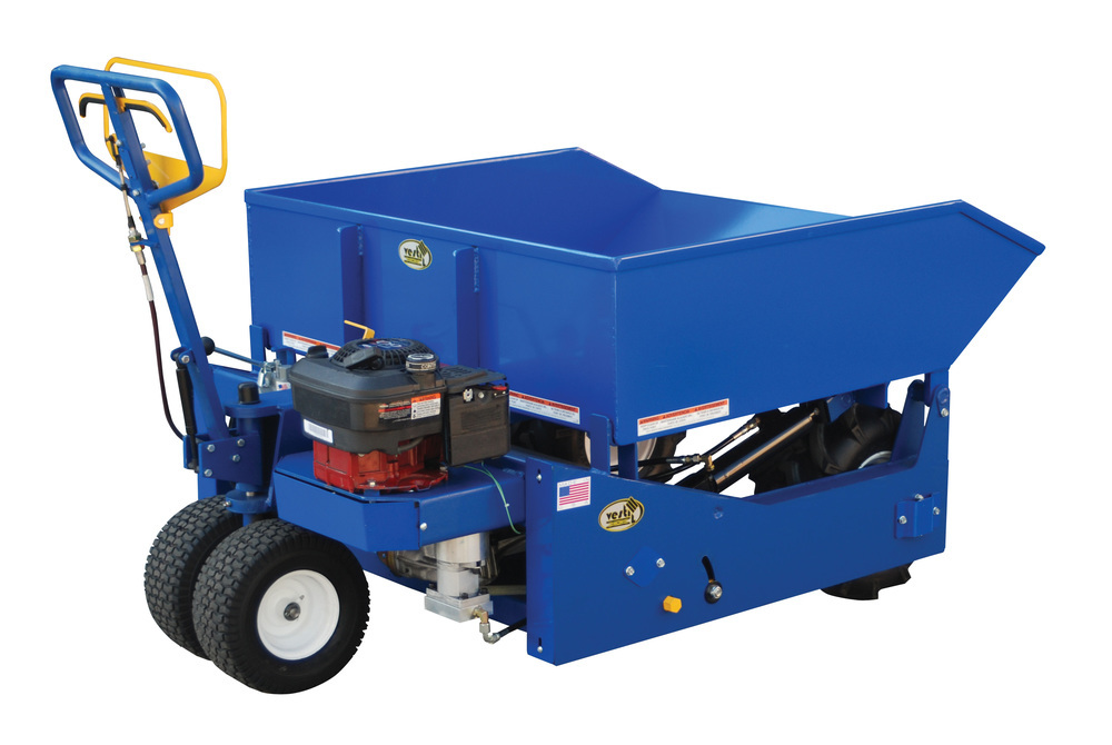 All-Terrain Hopper Truck - 3000 lbs Load Capacity - Steel Construction - Blue - 1