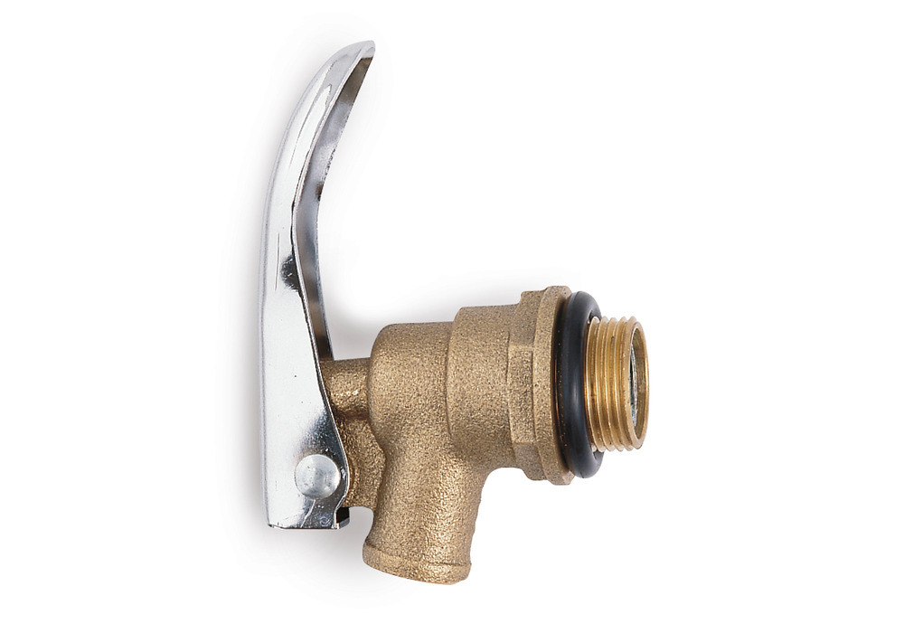 Safety Faucet - Self-Closing - PTFE Seal - For 3/4" NPT bung - Flammable and Non-Flammable - 2