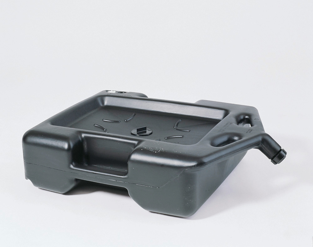 Drain Pan - 58 Quart Capacity - Molded Handles for Easy Carrying & Pouring - 1