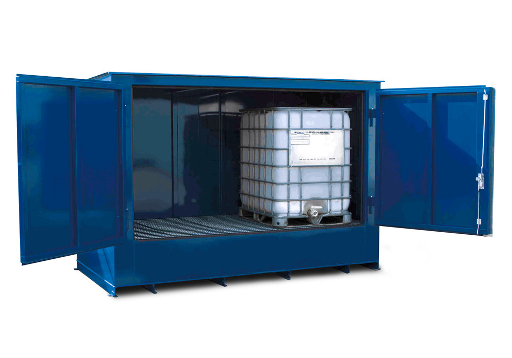 Chemical Storage Locker, 2 IBC Non-Combustible, FM Approved - 2