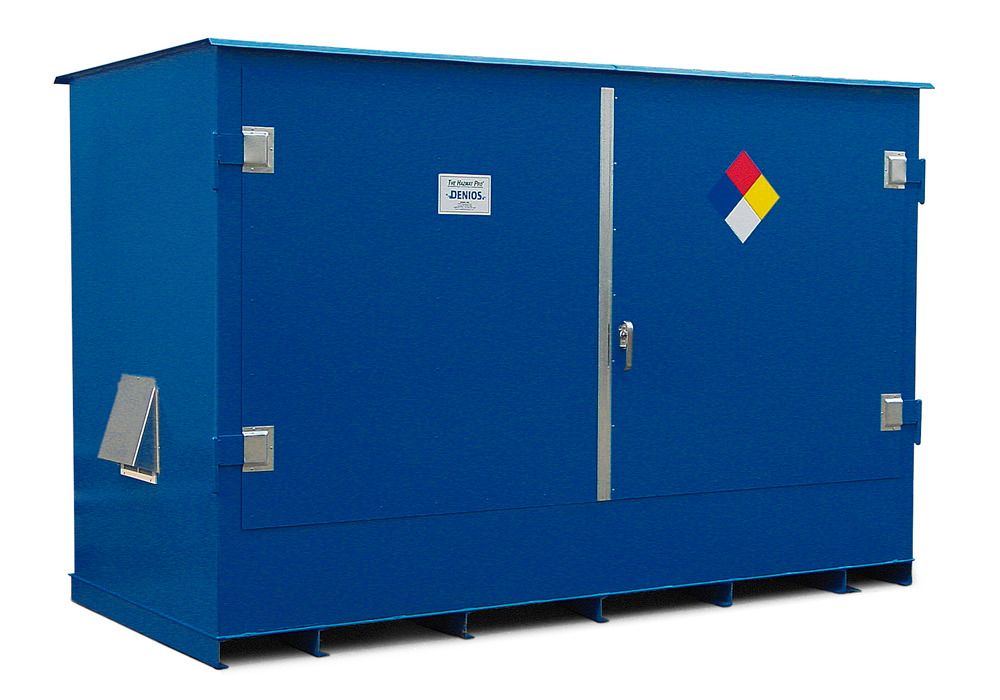 Chemical Storage Locker, 2 IBC Non-Combustible, FM Approved - 1
