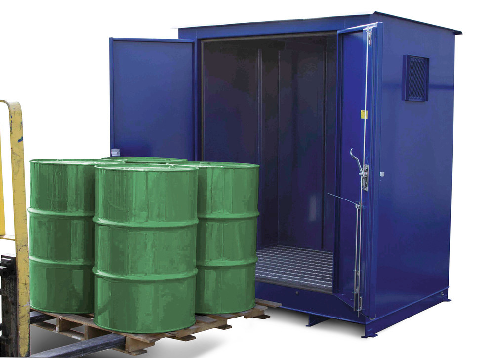 4-Drum Storage Locker - FM Approved and Non-Combustible - 2