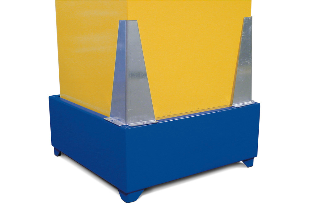 Flammable Cabinet Containment Sump - For 2 Drum Vertical Cabinets - Spill Compliant - 2