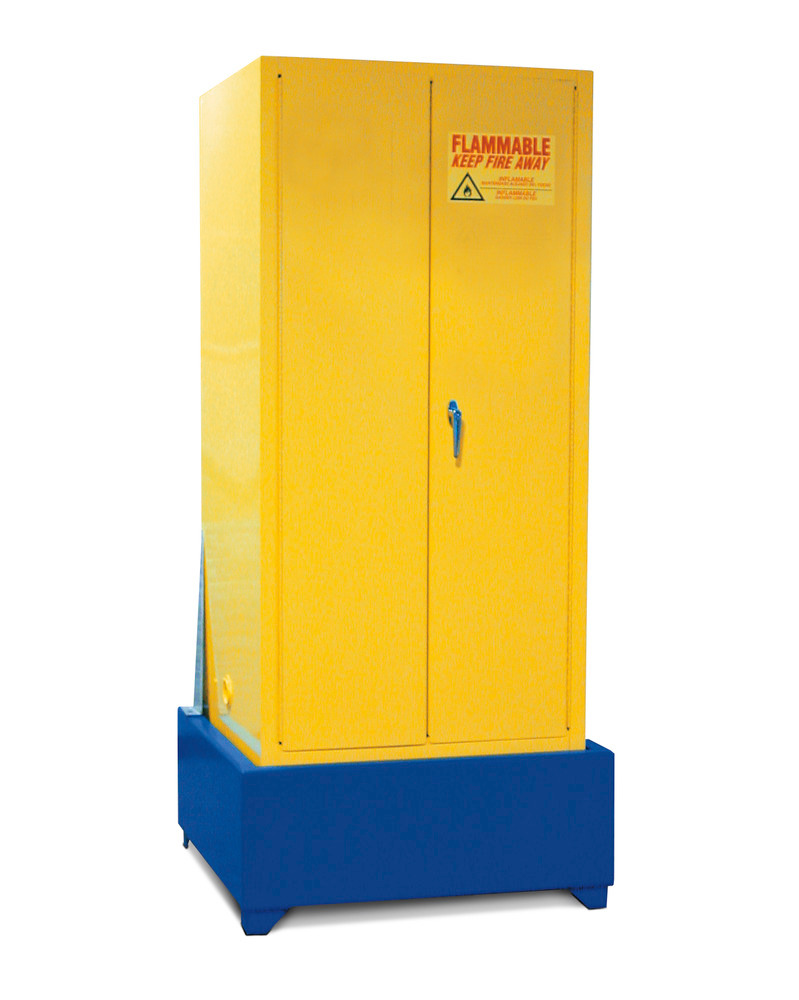 Flammable Cabinet Containment Sump - For 1 Drum Vertical Cabinets - Spill Compliant - 1