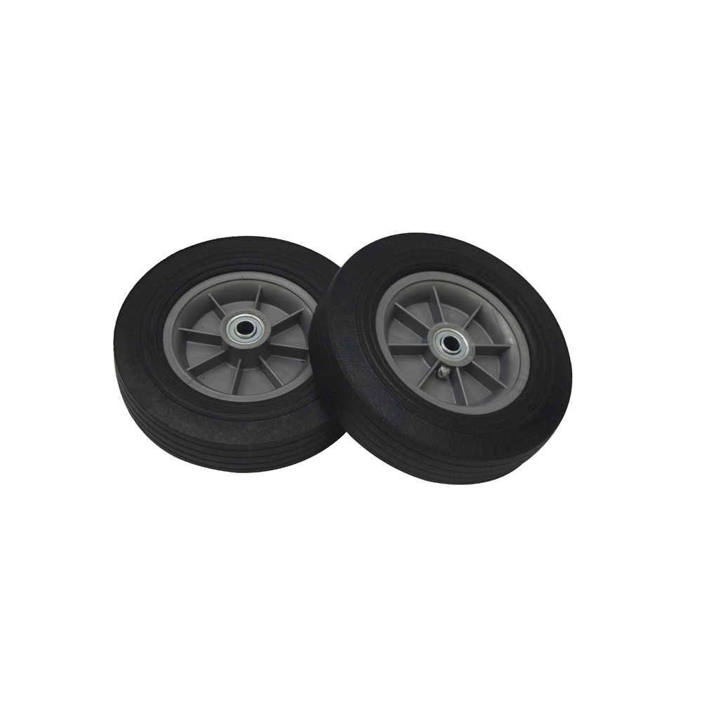 Poly Dolly Conversion Kit - Retrofit Existing Dolly - Solid Rubber Wheels - 5311-BK - 1