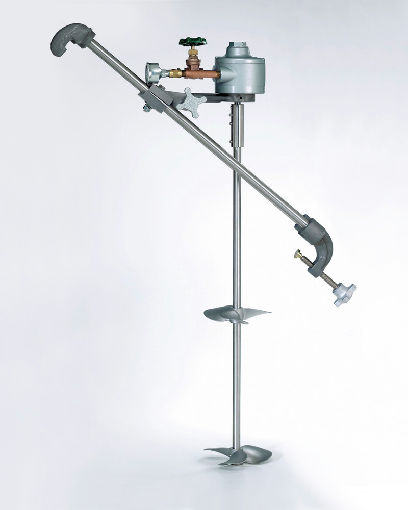 Drum Mixer - Straddle Mount - Electric - Dual Propeller - Stainless Steel Blades - 1725 rpm motor - 1