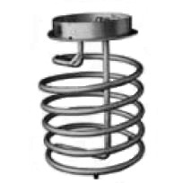 Heating Coil - 550 Gallon Stainless Steel IBC - 1" pipe threads - Carbon Steel Heating Coil - 1