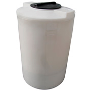 Poly Bulk Tank - Double Walled - 100 Gallon - Indoor/Outdoor Use - Enclosed Designed - 1