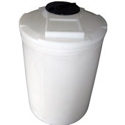 Poly Bulk Tank - Double Walled - 50 Gallon - Indoor/Outdoor Use - Enclosed Designed - 1