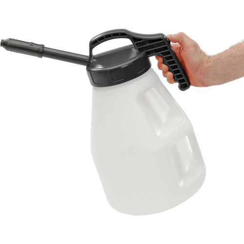 Stretch Spout Lid for Dispensing Bottle - Black -  Designed for Precise Pouring - Low Viscosity Oil - 5