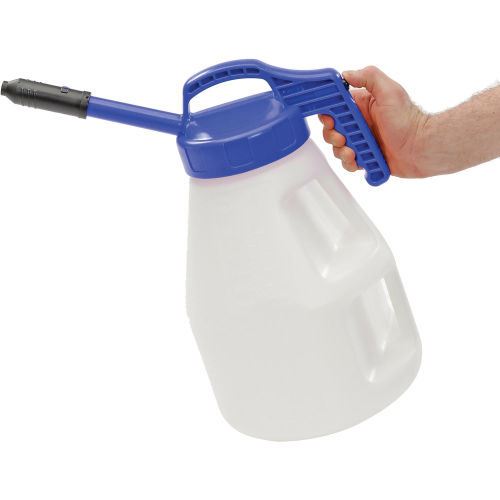 Stretch Spout Lid for Dispensing Bottle - Blue -  Designed for Precise Pouring - Low Viscosity Oil - 5