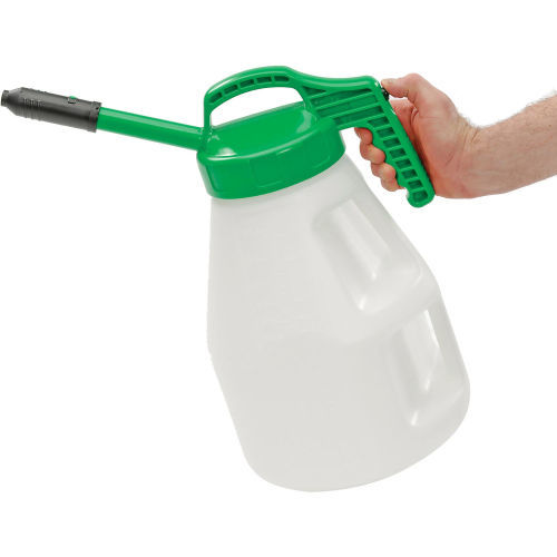 Stretch Spout Lid for Dispensing Bottle - Green -  Designed for Precise Pouring - Low Viscosity Oil - 5