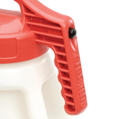 Stretch Spout Lid for Dispensing Bottle - Red -  Designed for Precise Pouring - Low Viscosity Oil - 7