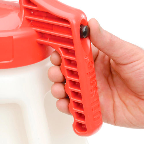Stretch Spout Lid for Dispensing Bottle - Red -  Designed for Precise Pouring - Low Viscosity Oil - 3