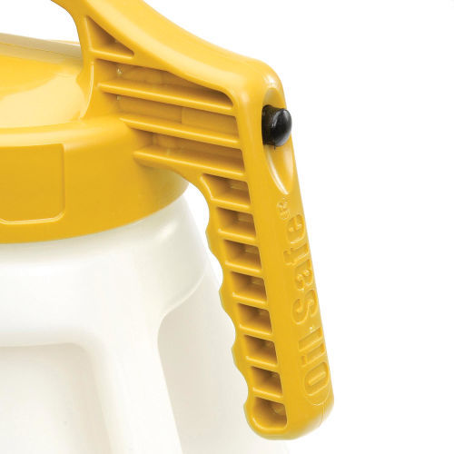 Stretch Spout Lid for Dispensing Bottle - Yellow -  Designed for Precise Pouring - Low Viscosity Oil - 7