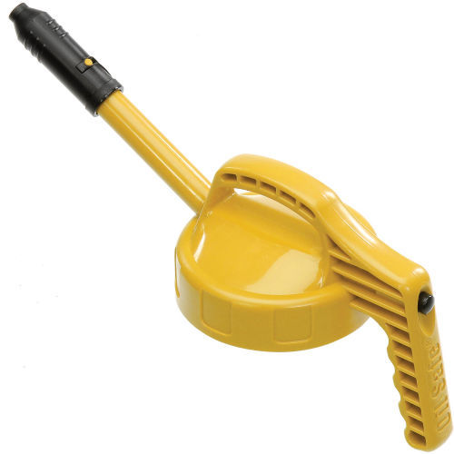 Stretch Spout Lid for Dispensing Bottle - Yellow -  Designed for Precise Pouring - Low Viscosity Oil - 2