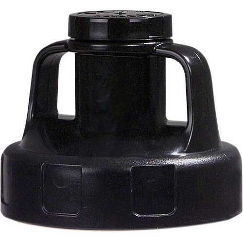 Utility Lid for Dispensing Bottle - Black - Poly Construction - Fast, Controlled Pouring - 1 lbs - 1
