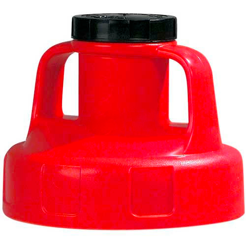 Utility Lid for Dispensing Bottle - Red - Poly Construction - Fast, Controlled Pouring - 1 lbs - 1