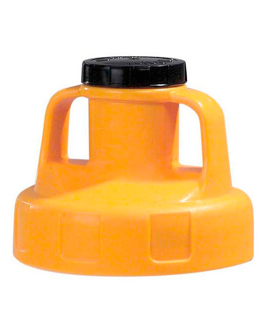 Utility Lid for Dispensing Bottle - Yellow - Poly Construction - Fast, Controlled Pouring - 1 lbs - 1