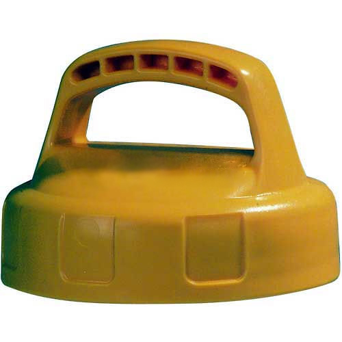 Storage Lid for Dispensing Bottle - Yellow - Poly Construction - 1 lbs - 1