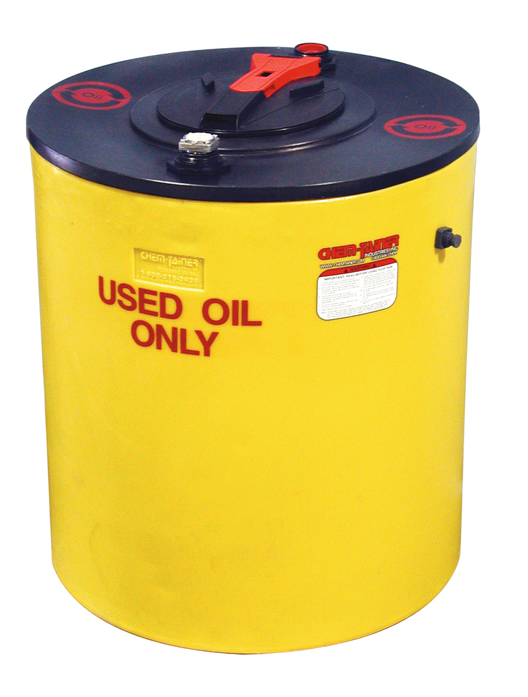 Waste Oil Container - 100-Gallon -Oil-Tainer - Weather Resistant - Automatic Overflow Shutoff - 1